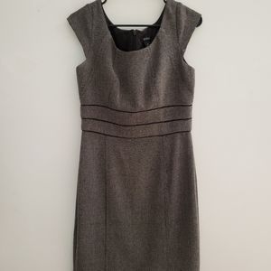 White House Black Market Tweed Houndstooth Dress